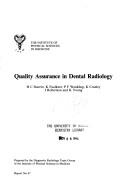 Quality assurance in dental radiology