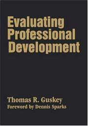 Cover of: Evaluating Professional Development (1-Off)