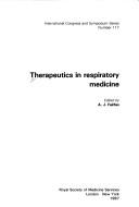 Therapeutics in respiratory medicine