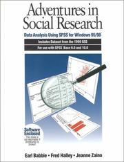 Cover of: Adventures in social research by Earl R. Babbie