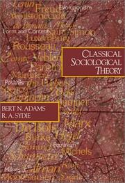 Cover of: Classical Sociological Theory (Sociology for a New Century)