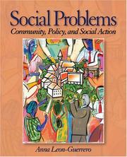 Cover of: Social Problems: Community, Policy and Social Action