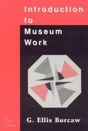 Cover of: Introduction to museum work