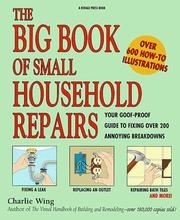 Cover of: The big book of small household repairs: your goof-proof guide to fixing over 200 annoying breakdowns