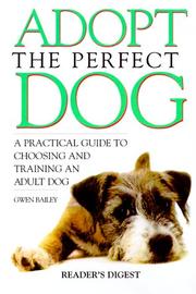 Cover of: Adopt the Perfect Dog