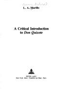 Cover of: Critical Introduction to Don Quixote