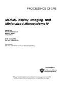 Moems Display, Imaging, and Miniaturized Microsystems 4 (Proceedings of SPIE) Hakan Urey