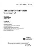Cover of: Unmanned Ground Vehicle Technology 7