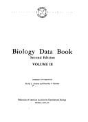 Cover of: Biology Data Books
