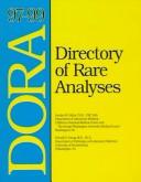 Cover of: Dora '97-99: Directory of Rare Analyses