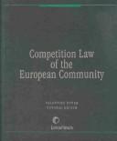 Cover of: Competition Law of the European Community
