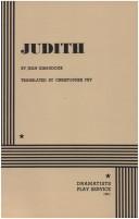 Cover of: Judith.