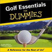 Cover of: Golf essentials for dummies