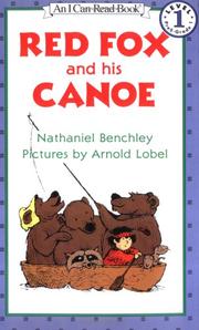 Red Fox and His Canoe by Nathaniel Benchley, N. Benchley