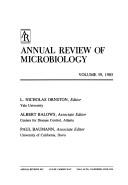 Cover of: Annual Review of Microbiology: 1985 (Annual Review of Microbiology)