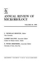 Cover of: Annual Review of Microbiology: 1995 (Annual Review of Microbiology)