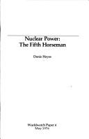 Cover of: Nuclear Power the Fifth Horseman
