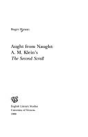Cover of: Aught from Naught | Roger Hyman