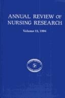 Cover of: Annual Review of Nursing Research 1994