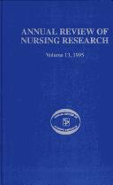 Cover of: Annual Review of Nursing Research 1995