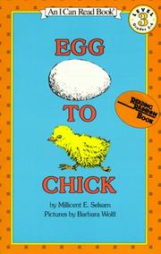 Cover of: Egg to Chick
