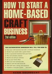 Cover of: HOW TO START A HOMEBASED CRAFTS BUSINESS