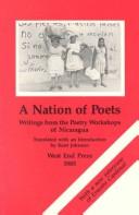 Cover of: A Nation of Poets: Writings from the Poetry Workshops of Nicaragua