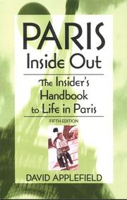 Cover of: Paris Inside Out: The Insider's Handbook to Life in Paris