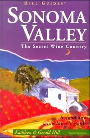 Cover of: Sonoma Valley by Kathleen Thompson Hill, Gerald Hill