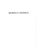 Cover of: Quirigua Reports Papers 1 to 5