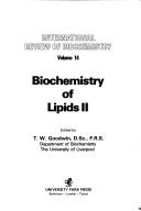 International review of biochemistry. Vol.14, Biochemistry of lipids, 2