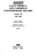Cover of: Latin America and Caribbean Contemporary Record, 1987-88 (Latin America and Caribbean Contemporary Record)