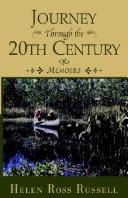 Cover of: Journey Through the 20th Century: Memoirs