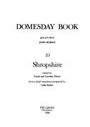 Cover of: Shropshire (Domesday Books (Phillimore))