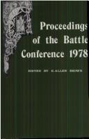 Proceedings of the Battle Conference on Anglo-Norman studies, 1, 1978