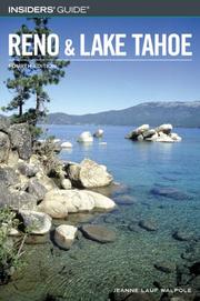 Cover of: Insiders' Guide to Reno and Lake Tahoe, 4th