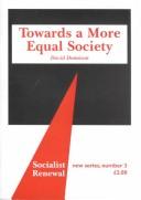 Towards a more equal society
