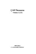 CAB thesaurus
