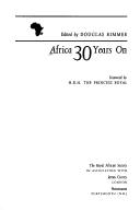 Cover of: Africa - Thirty Years on