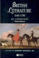 British literature, 1640-1789 : an anthology