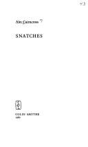 Cover of: Snatches