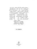 Cover of: Motor Sports in the 20's