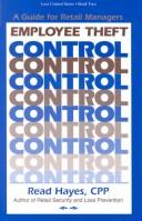 Cover of: Employee Theft Control