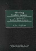 Cover of: Ensuring Student Success: A Handbook of Evidence-Based Strategies