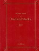Cover of: Walker's Manual of Unlisted Stocks 2000 (Walker's Manual of Unlisted Stocks)