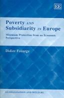 Poverty and subsidiarity in Europe : minimum protection from an economic perspective