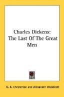 Charles Dickens by Gilbert Keith Chesterton, Frederic George Kitton