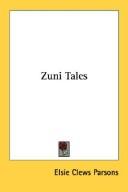Cover of: Zuni Tales | Elsie Clews Parsons