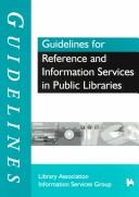 Guidelines for reference and information services in public libraries