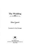 Cover of: The Wedding (PAJ Books)